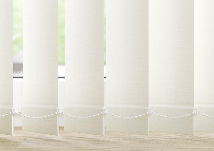 Hanoi, Ice White - Vertical Blind Slats - Image 3